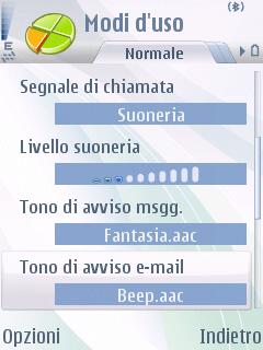 Symbian 3rd - Menù modi d’uso
